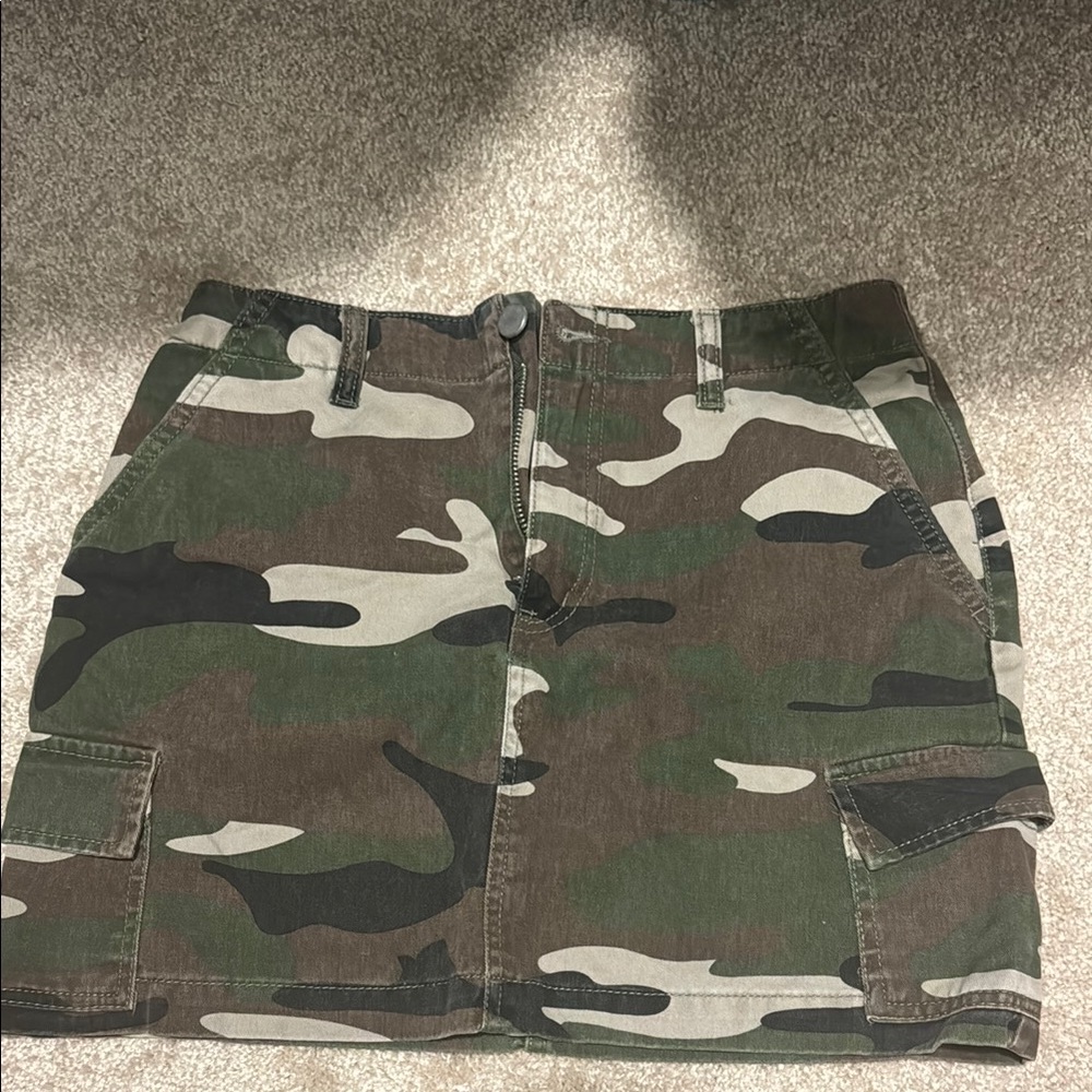 Camo Mini skirt